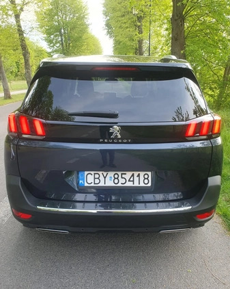 Peugeot 5008 cena 63000 przebieg: 68000, rok produkcji 2017 z Bydgoszcz małe 211